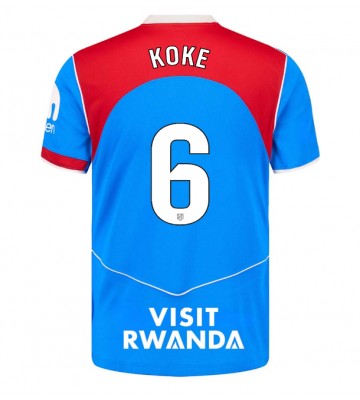 Atletico Madrid Koke #6 Tredjetrøje 2025-26 Kortærmet